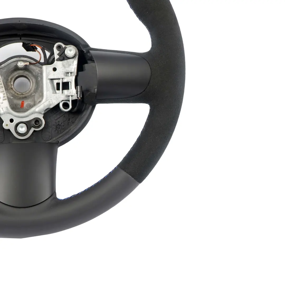 Nuevo Volante de Cuero Negro Deportivo para Mini Cooper One R50 R52 R53 con número de pieza 6762457 Mini Cooper One R50 R52 R53 Nuevo Volante de Cuero Negro Deportivo - SKU 6762457-3 - Número de pieza 6762457