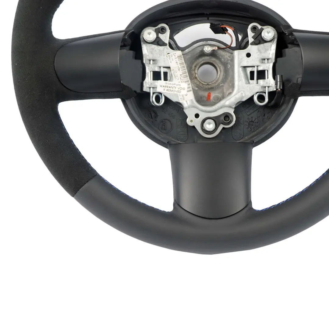 Nuovo Nero Pelle / Alcantara Sport Volante per Mini Cooper One R50 R52 R53 con numero di parte 6762457 Mini Cooper One R50 R52 R53 Nuovo Nero Pelle / Alcantara Sport Volante - SKU 6762457-3 - Numero di parte 6762457