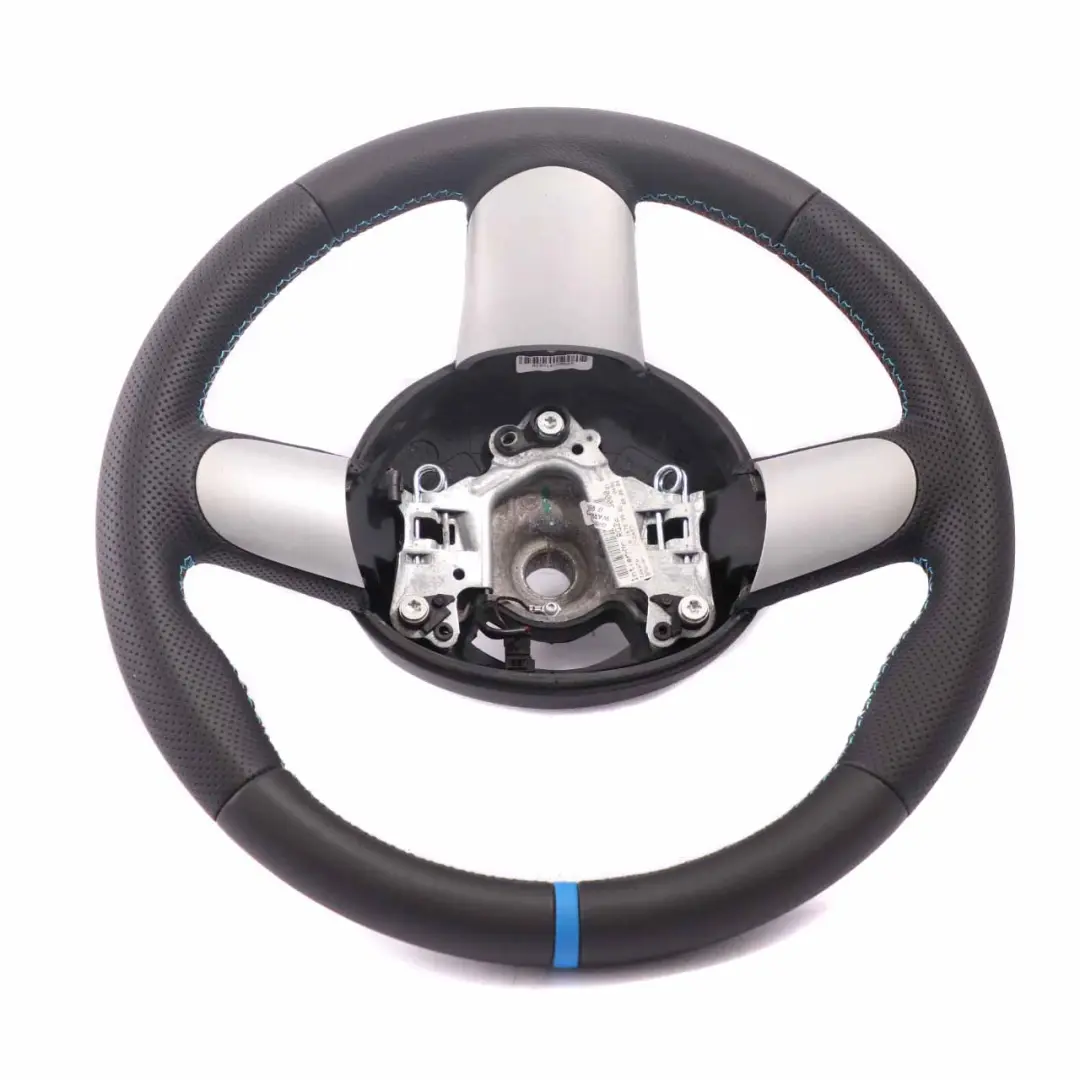 NUEVO Volante deportivo de cuero negro para Mini Cooper R50 R52 R53 con número de pieza 6762457 Mini Cooper R50 R52 R53 NUEVO Volante deportivo de cuero negro - SKU 6762457-5 - Número de pieza 6762457