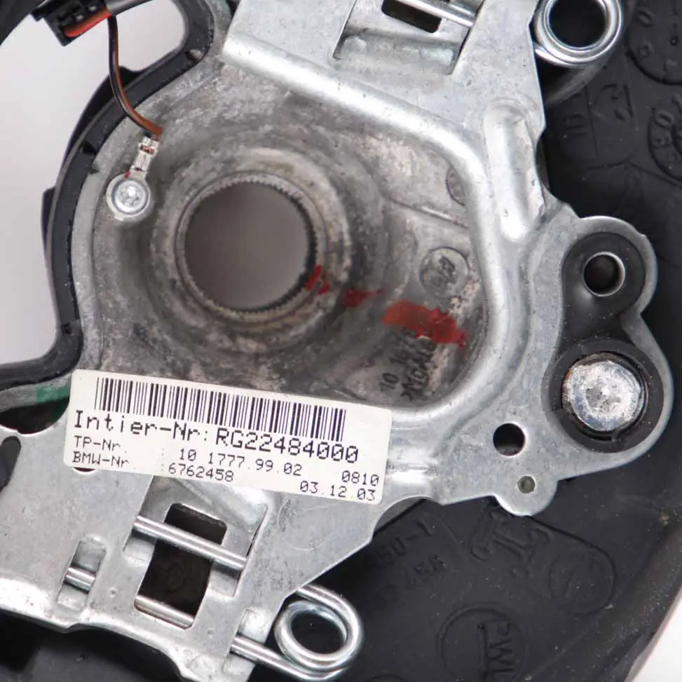 Leather / Alcantara Sport Steering Wheel Mulifunction to Mini Cooper R50 NEW Black with Part number 6762458 Mini Cooper R50 NEW Black Leather / Alcantara Sport Steering Wheel Mulifunction - SKU 6762458-2 - Part number 6762458