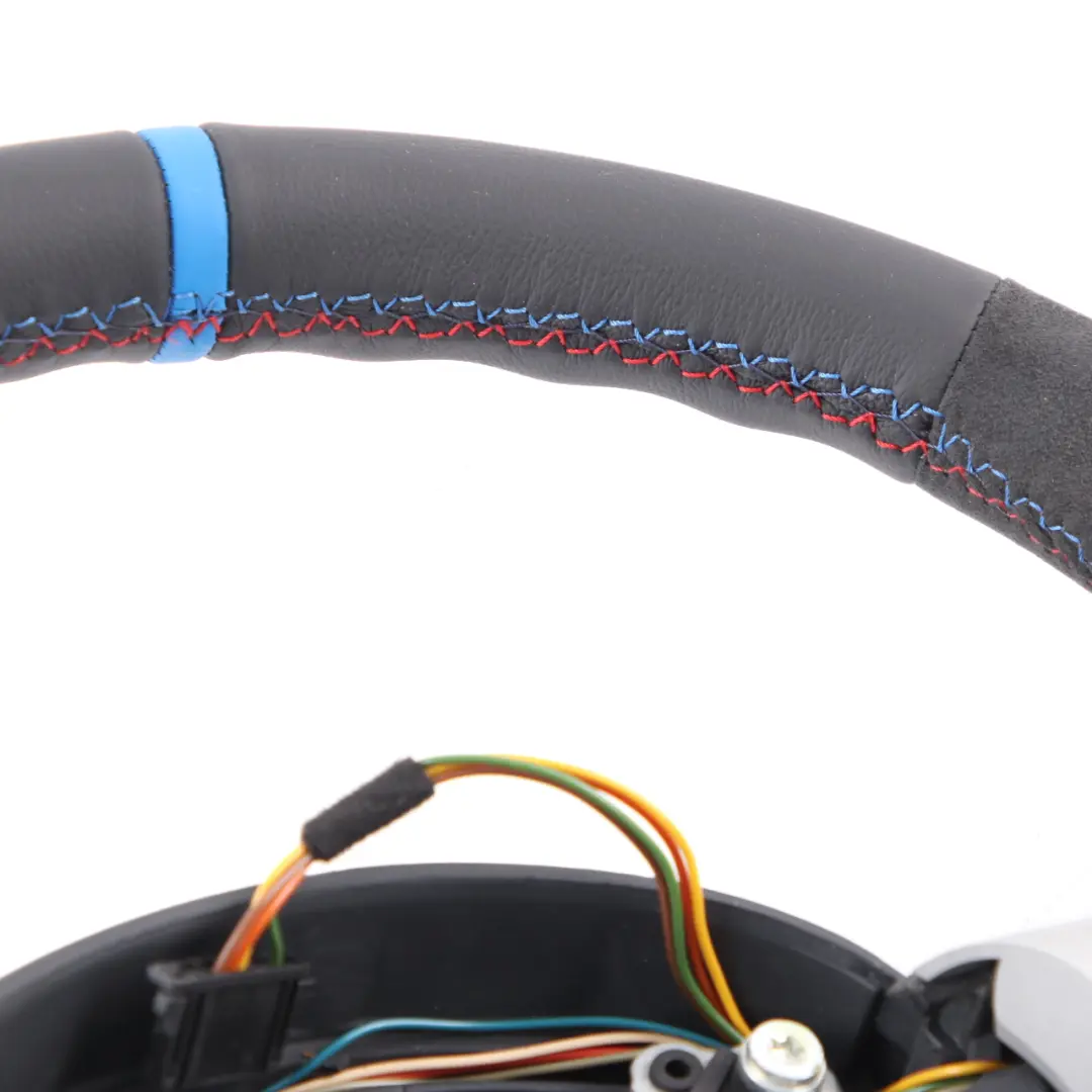 Leather / Alcantara Sport Steering Wheel Mulifunction to Mini Cooper R50 NEW Black with Part number 6762458 Mini Cooper R50 NEW Black Leather / Alcantara Sport Steering Wheel Mulifunction - SKU 6762458-2 - Part number 6762458