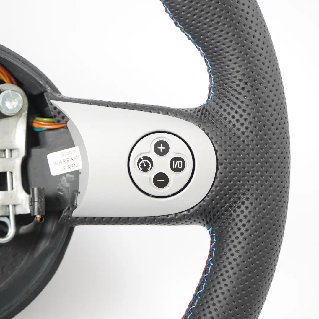 Mini Cooper R50 R52 R53 NEW Black Leather Sport Steering Wheel Mulifunction - SKU 6762458-3 - Part number 6762458