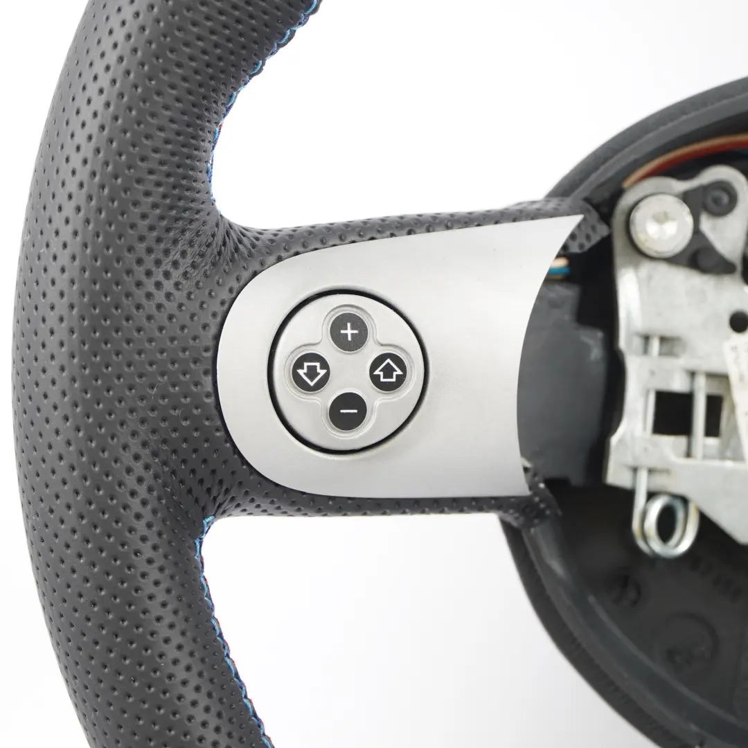 NEU Schwarz Leder Sport Lenkrad Multifunktion für Mini Cooper R50 R52 R53 mit Teilenummer 6762458 Mini Cooper R50 R52 R53 NEU Schwarz Leder Sport Lenkrad Multifunktion - SKU 6762458-3 - Teilenummer 6762458