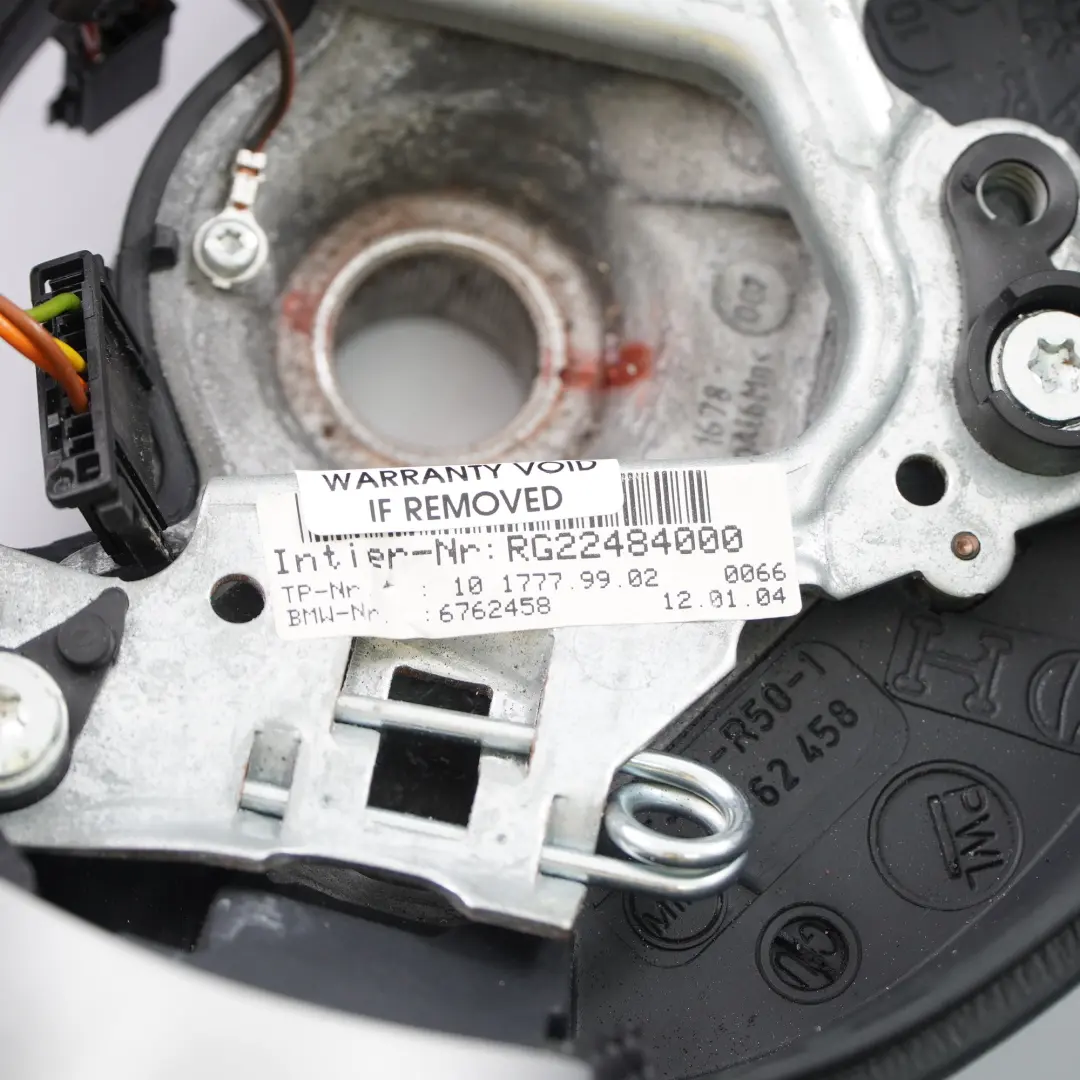 Mini Cooper R50 R52 R53 NEW Black Leather Sport Steering Wheel Mulifunction - SKU 6762458-3 - Part number 6762458