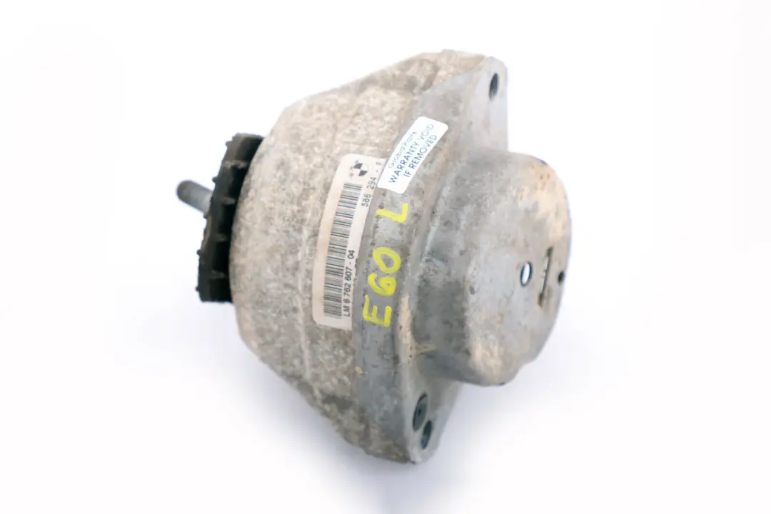 BMW E60 E61 E63 E64 Soporte De goma del motor izquierdo - SKU 6762607 - Número de pieza 6762607