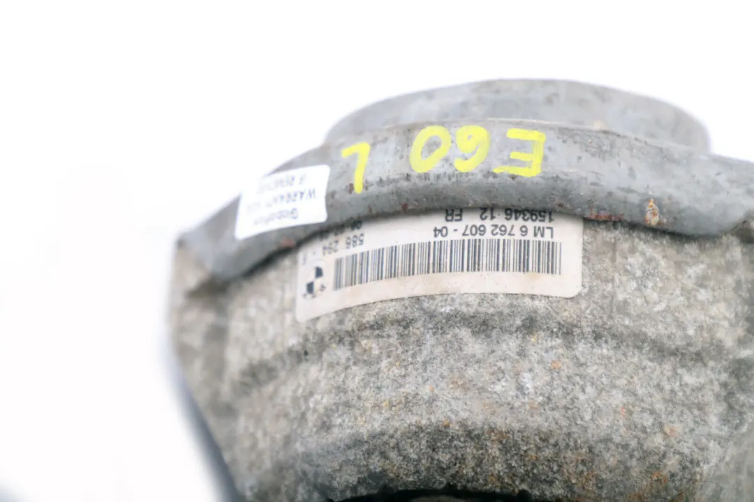 Soporte De goma del motor izquierdo para BMW E60 E61 E63 E64 con número de pieza 6762607 BMW E60 E61 E63 E64 Soporte De goma del motor izquierdo - SKU 6762607 - Número de pieza 6762607