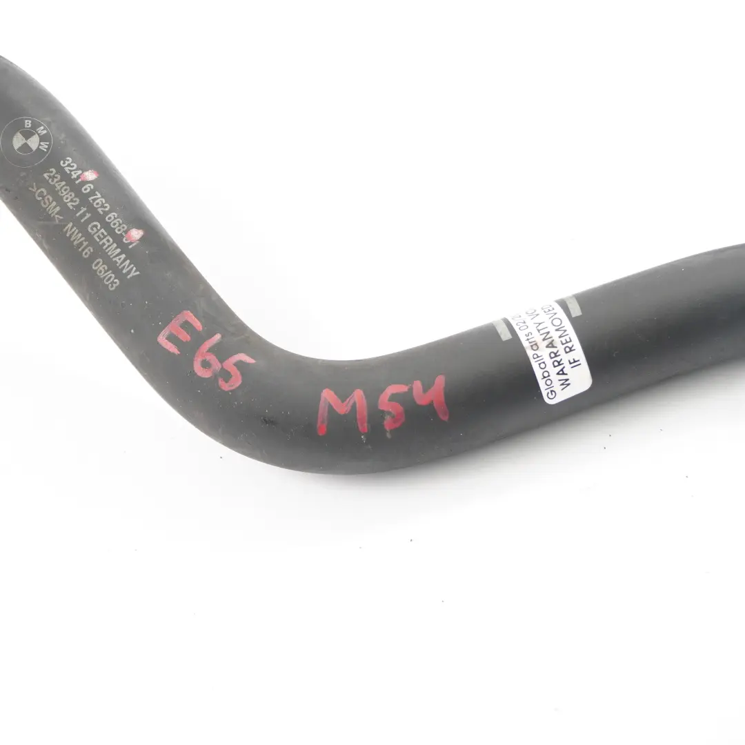 BMW E65 E66 Suction Pipe Steering Hose Line Pipe 730i M54 Petrol - SKU 6762668 - Part number 6762668