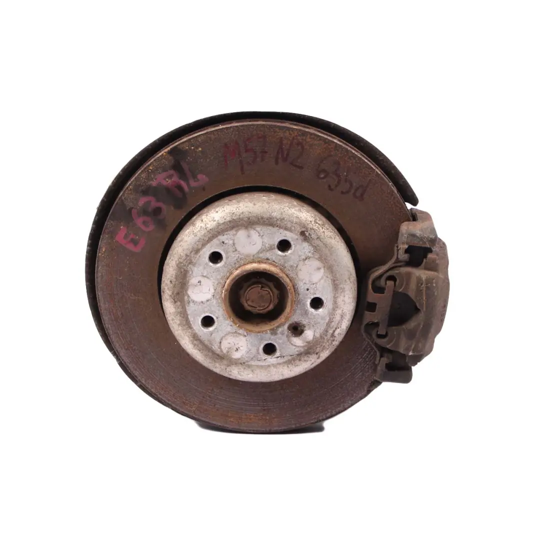 645Ci 650i Rear Left N/S Suspension Leg Wheel Hub Brake Caliper to BMW E63 635d with Part number 6763119 BMW E63 635d 645Ci 650i Rear Left N/S Suspension Leg Wheel Hub Brake Caliper - SKU 6763119-9 - Part number 6763119