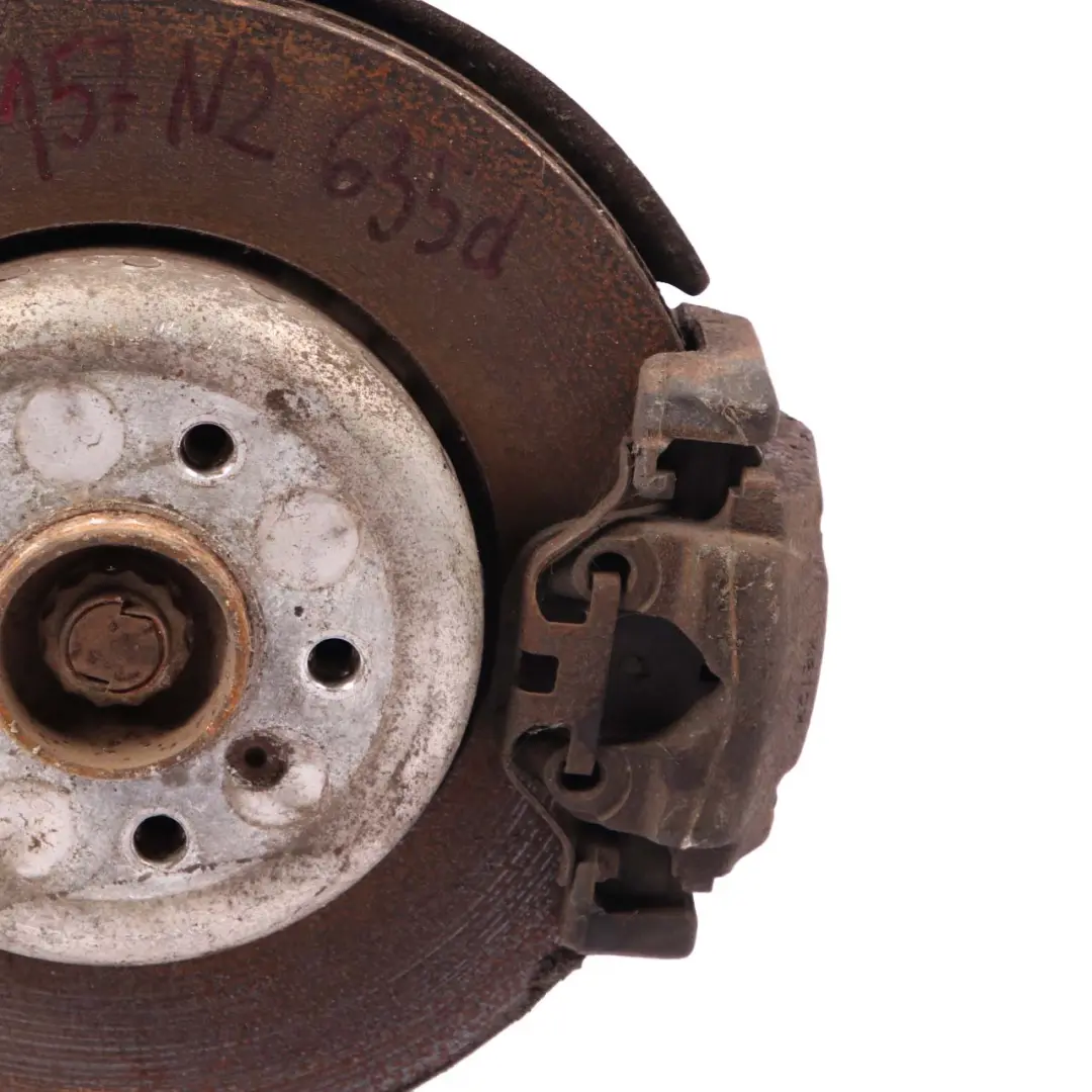 645Ci 650i Rear Left N/S Suspension Leg Wheel Hub Brake Caliper to BMW E63 635d with Part number 6763119 BMW E63 635d 645Ci 650i Rear Left N/S Suspension Leg Wheel Hub Brake Caliper - SKU 6763119-9 - Part number 6763119