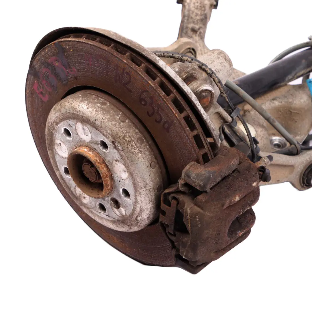 BMW E63 635d 645Ci 650i Rear Left N/S Suspension Leg Wheel Hub Brake Caliper - SKU 6763119-9 - Part number 6763119