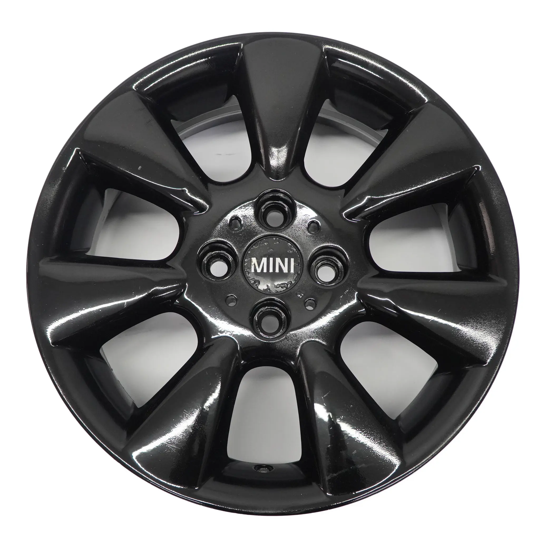 Mini Cooper R50 R52 R53 Nero Cerchio lega 16" 6,5J ET:48 7-Spoke 92 6763297