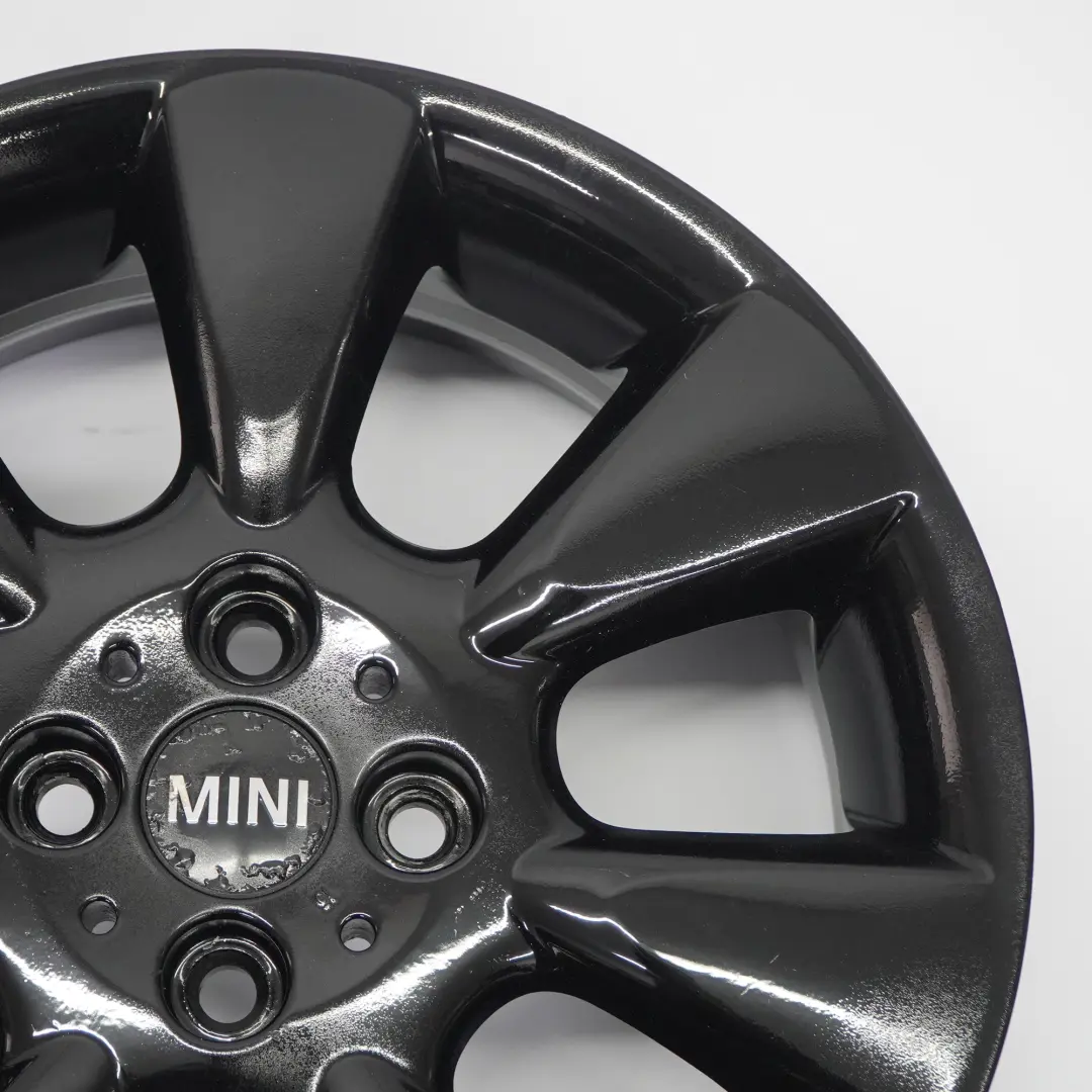 Mini Cooper R50 R52 R53 Noir Jante Alliage 16" 6,5J ET:48 7-Spoke 92 - SKU 6763297-5 - Numéro de pièce 6763297