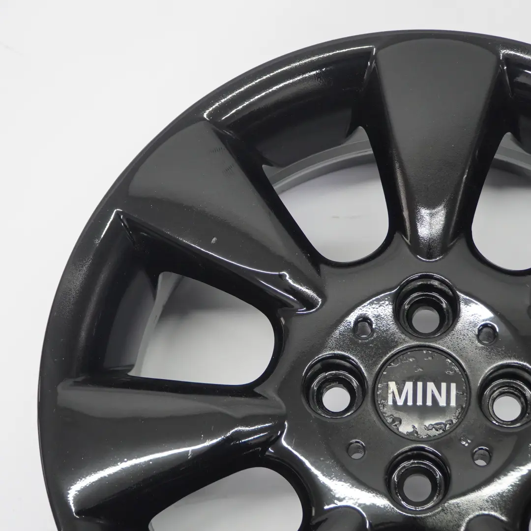 Mini Cooper R50 R52 R53 Black Wheel Alloy Rim 16" 6,5J ET:48 7-Spoke 92 - SKU 6763297-5 - Part number 6763297