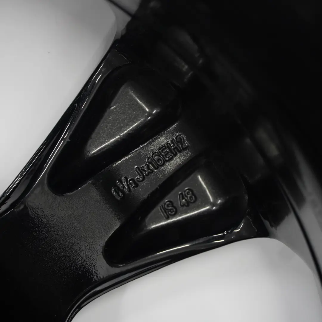 Mini Cooper R50 R52 R53 Nero Cerchio lega 16" 6,5J ET:48 7-Spoke 92 - SKU 6763297-5 - Numero di parte 6763297