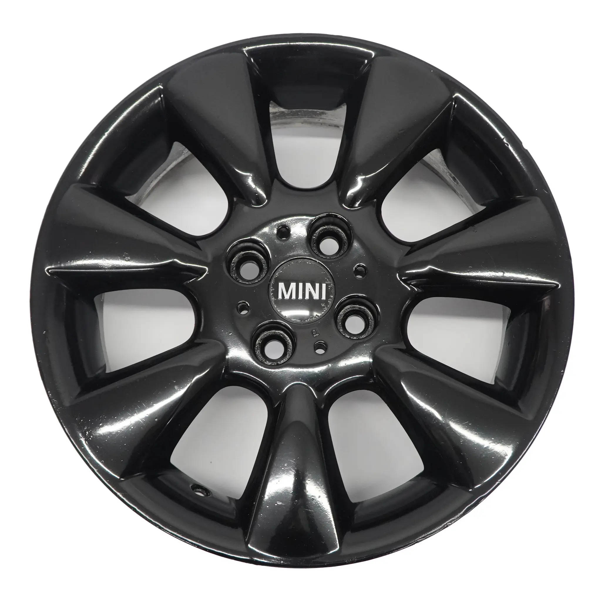 Mini Cooper R50 R52 R53 Nero Cerchio lega 16" 6,5J ET:48 7-Spoke 92 6763297