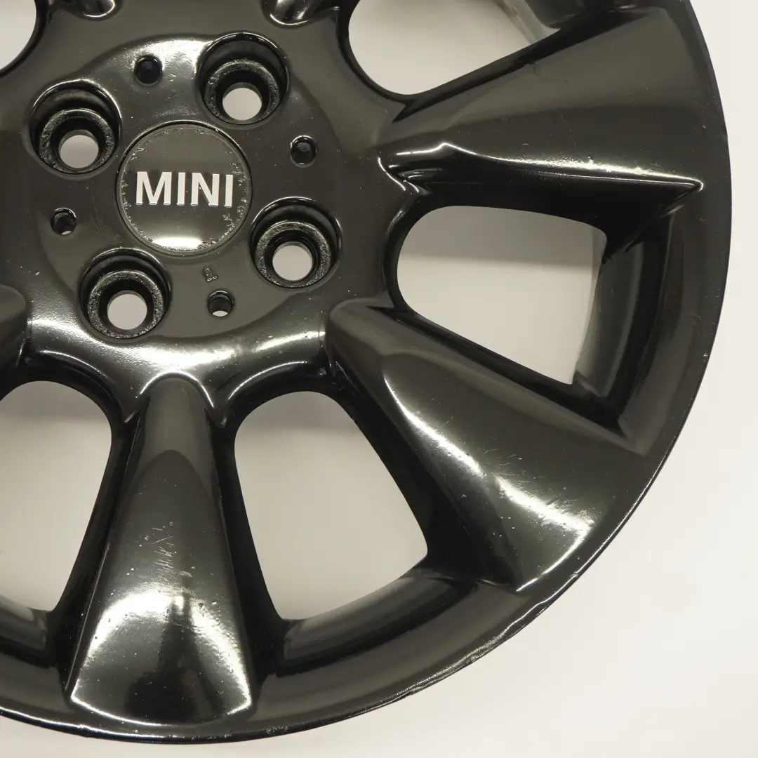 Alloy Rim 16" 6,5J ET:48 7-Spoke 92 Mini Cooper R50 R52 R53 Black Wheel - SKU 6763297-6 - Part number 6763297