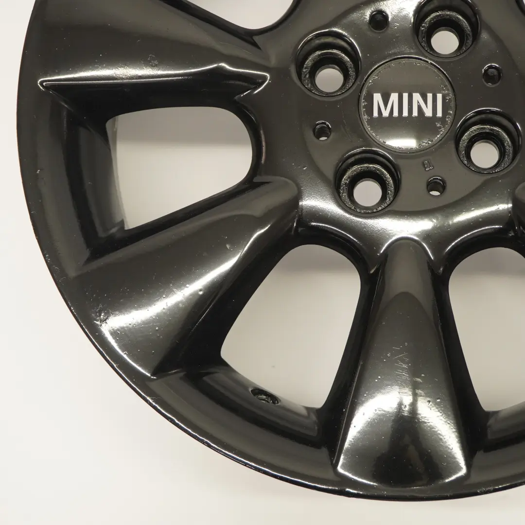Alloy Rim 16" 6,5J ET:48 7-Spoke 92 to Mini Cooper R50 R52 R53 Black Wheel with Part number 6763297 Mini Cooper R50 R52 R53 Black Wheel Alloy Rim 16" 6,5J ET:48 7-Spoke 92 - SKU 6763297-6 - Part number 6763297