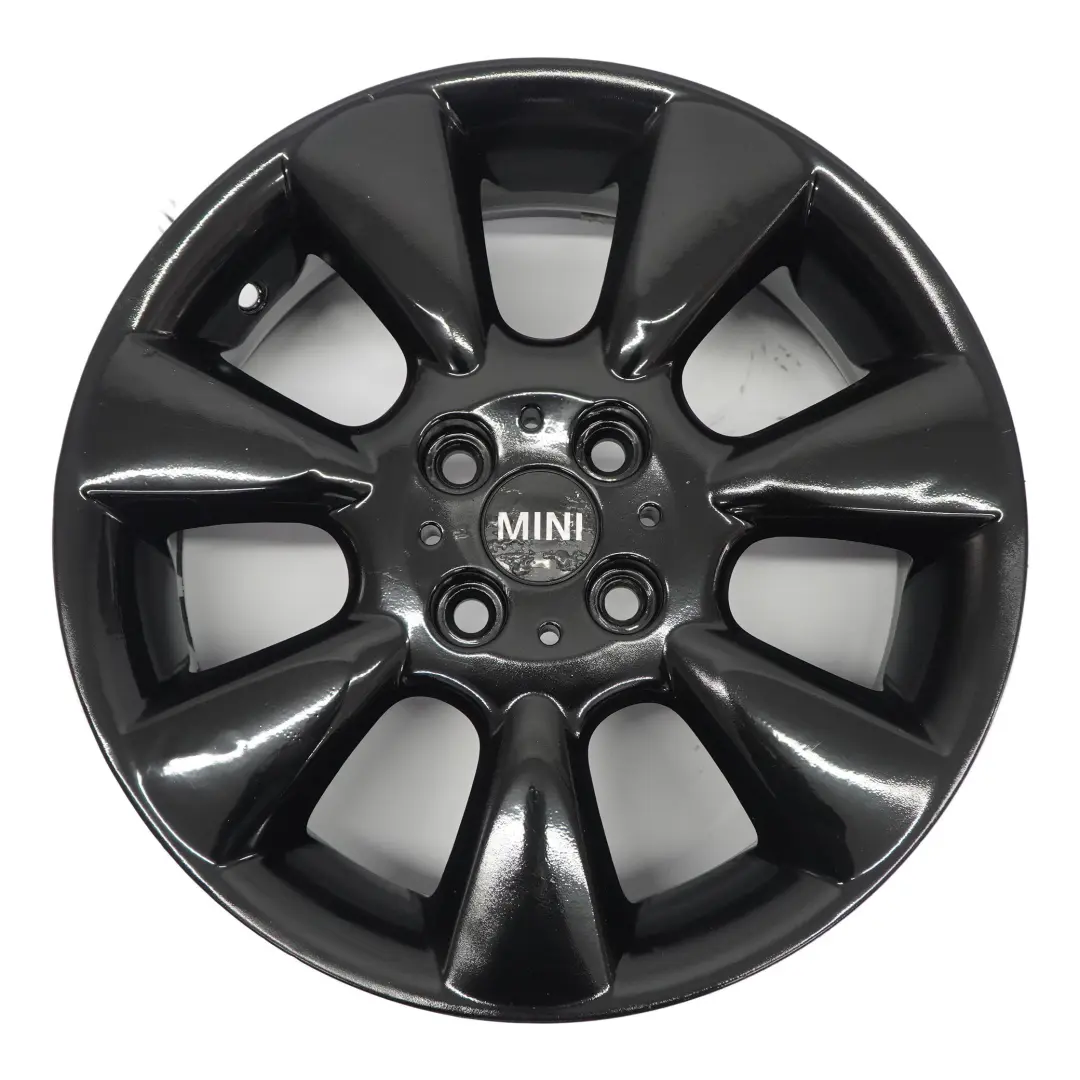Mini Cooper R50 R52 R53 Black Wheel Alloy Rim 16" 6,5J ET:48 7-Spoke 92 - SKU 6763297-7 - Part number 6763297