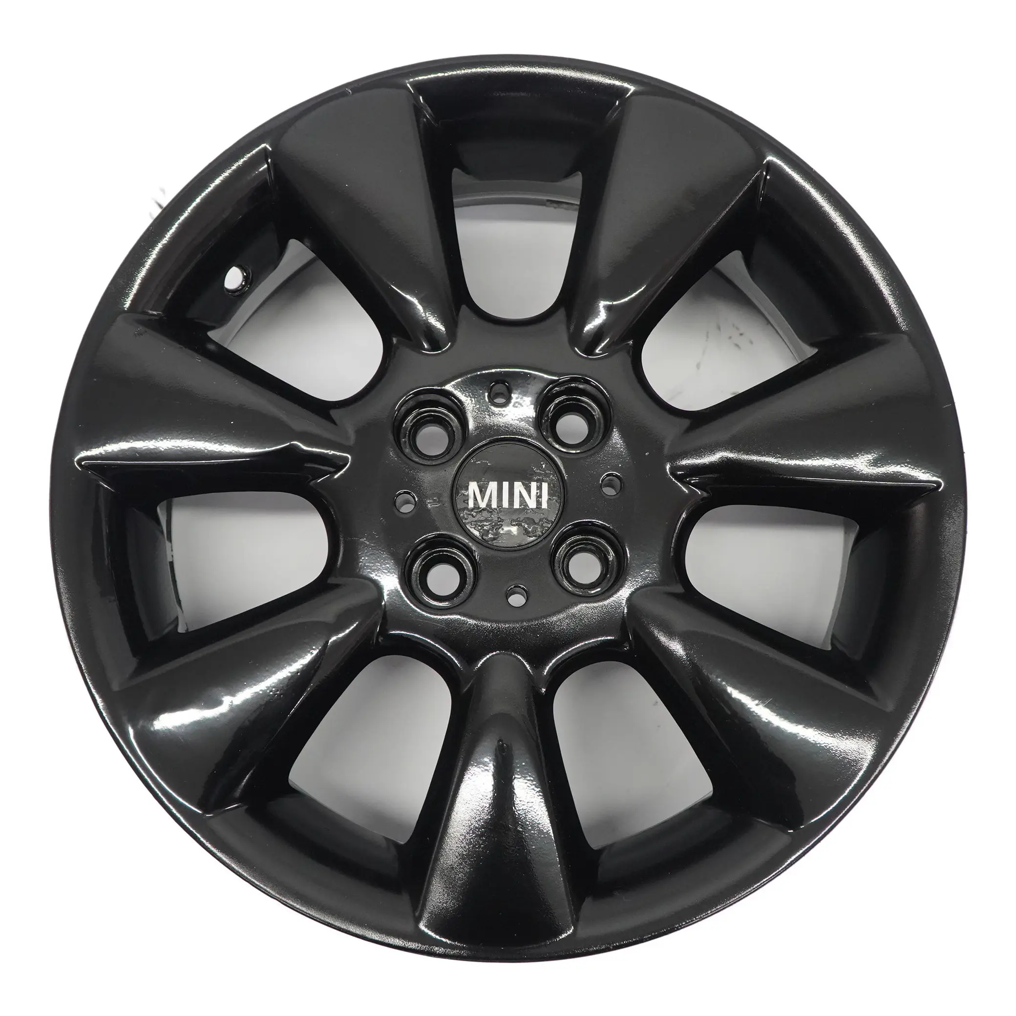 Mini Cooper R50 Schwarz Alufelge Felge 16" 6,5J ET:48 Rad 7 Fin Spoke 92 6763297