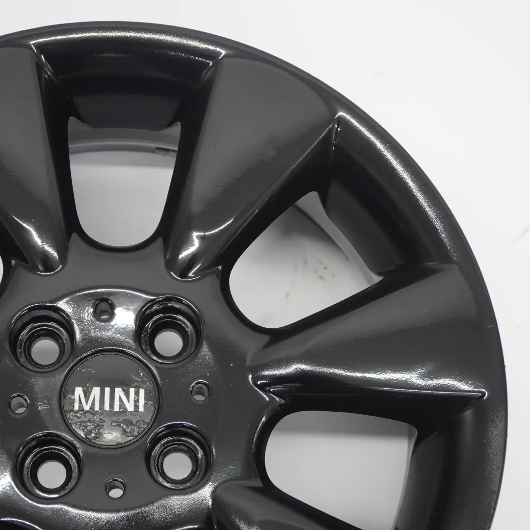 Noir Jante Alliage 16" 6,5J ET:48 7-Spoke 92 Mini Cooper R50 R52 R53 - SKU 6763297-7 - Numéro de pièce 6763297