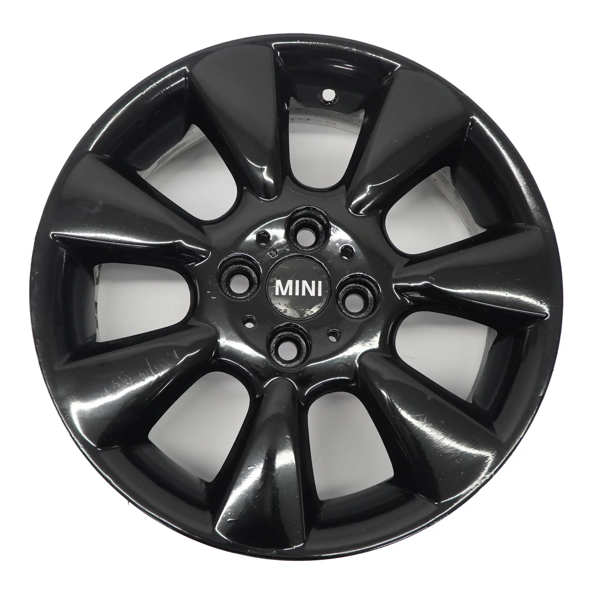 Mini Cooper R50 R52 R53 Nero Cerchio lega 16" 6,5J ET:48 7-Spoke 92 6763297