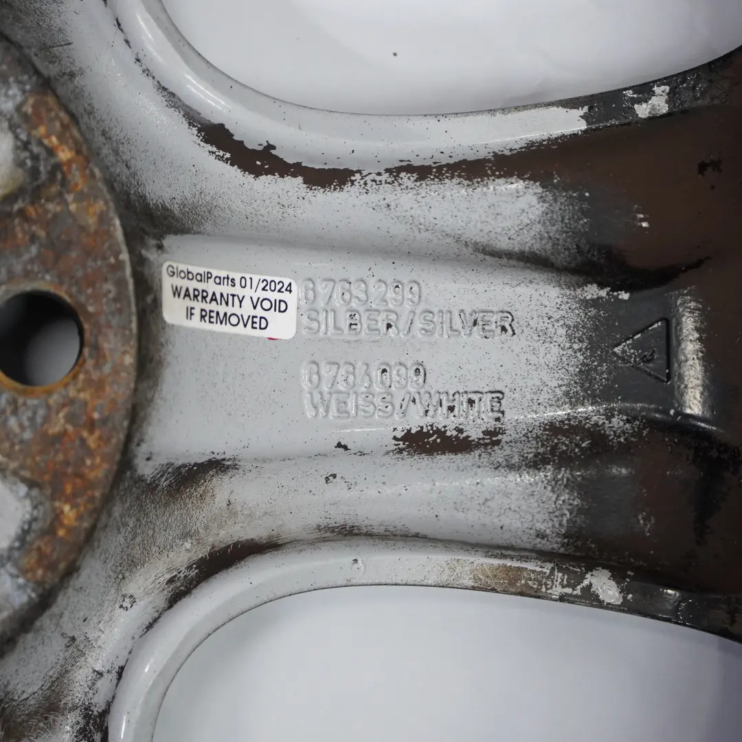 Alloy Rim 17" ET:48 7J 5-Star 91 to Mini Cooper One R50 R52 R53 Black Wheel with Part number 6763299 Mini Cooper One R50 R52 R53 Black Wheel Alloy Rim 17" ET:48 7J 5-Star 91 - SKU 6763299-11 - Part number 6763299