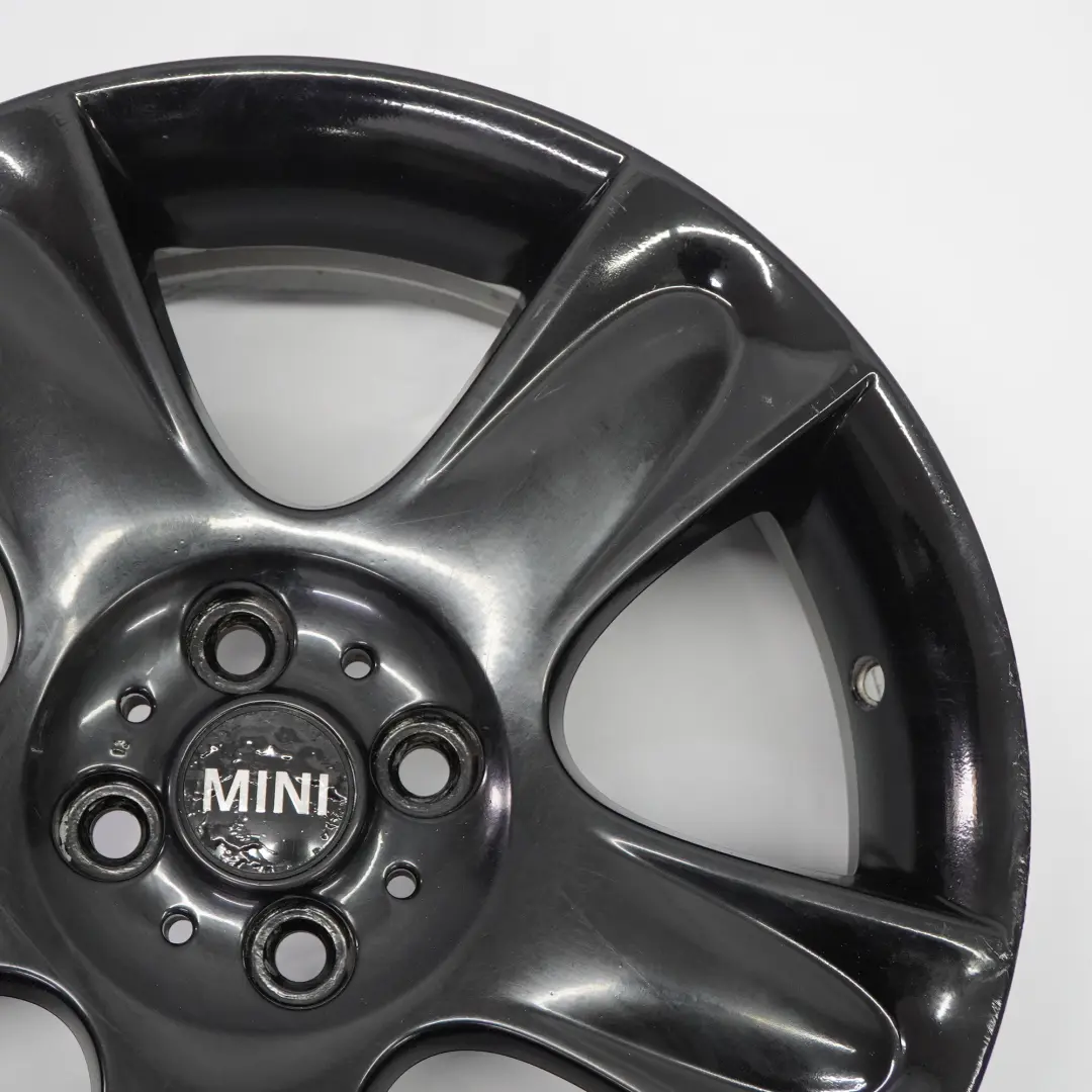 Llanta aleación negra 17" ET:48 7J 5-Star 91 para Mini Cooper One R50 R52 R53 con número de pieza 6763299 Mini Cooper One R50 R52 R53 Llanta aleación negra 17" ET:48 7J 5-Star 91 - SKU 6763299-11 - Número de pieza 6763299