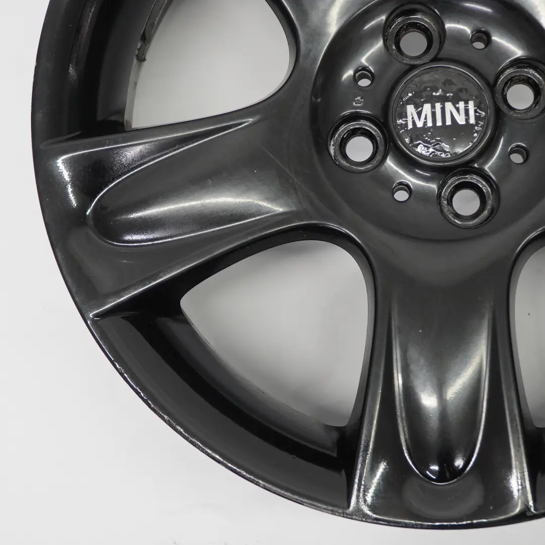 Mini Cooper One R50 R52 R53 Cerchio in lega nero 17" ET:48 7J 5-Star 91 - SKU 6763299-11 - Numero di parte 6763299