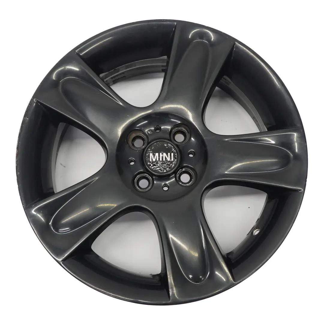 Alloy Rim 17" ET:48 7J 5-Star 91 to Mini Cooper One R50 R52 R53 Black Wheel with Part number 6763299 Mini Cooper One R50 R52 R53 Black Wheel Alloy Rim 17" ET:48 7J 5-Star 91 - SKU 6763299-12 - Part number 6763299