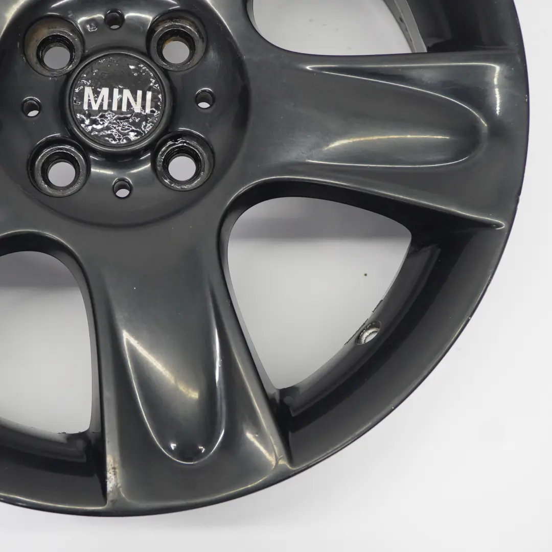 Alloy Rim 17" ET:48 7J 5-Star 91 Mini Cooper One R50 R52 R53 Black Wheel - SKU 6763299-12 - Part number 6763299