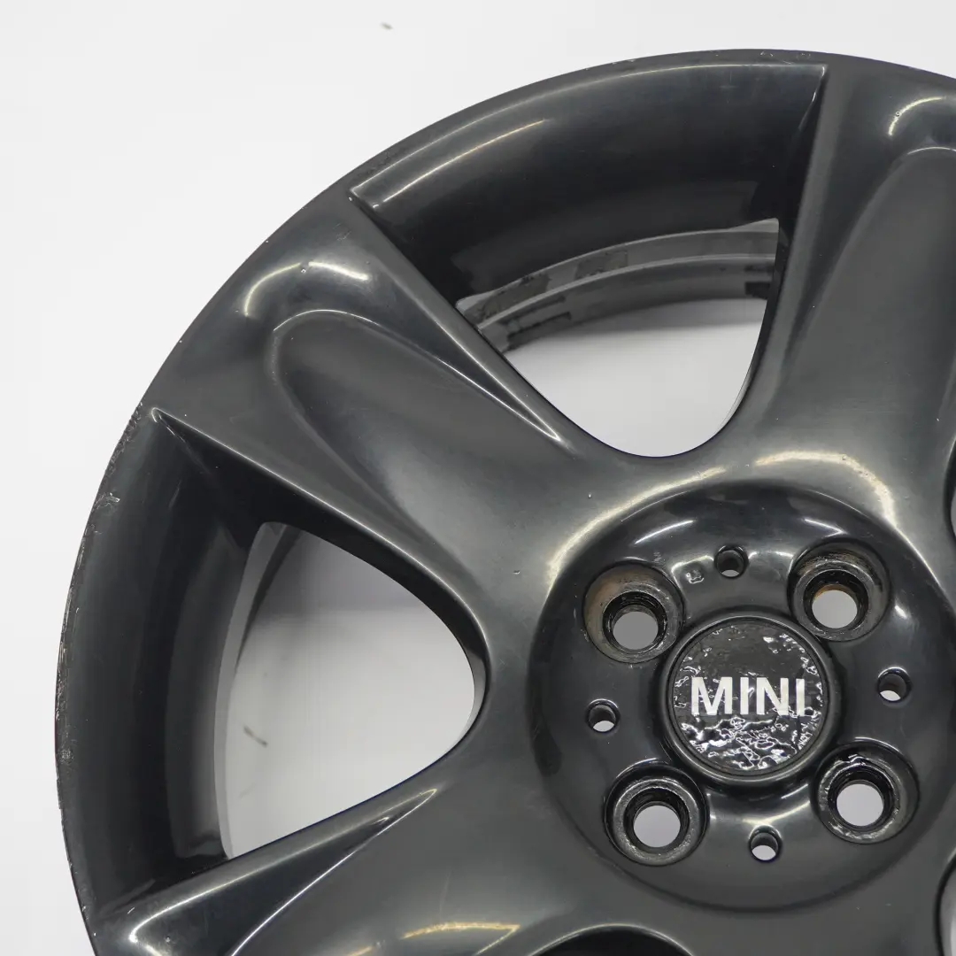 Alloy Rim 17" ET:48 7J 5-Star 91 to Mini Cooper One R50 R52 R53 Black Wheel with Part number 6763299 Mini Cooper One R50 R52 R53 Black Wheel Alloy Rim 17" ET:48 7J 5-Star 91 - SKU 6763299-12 - Part number 6763299