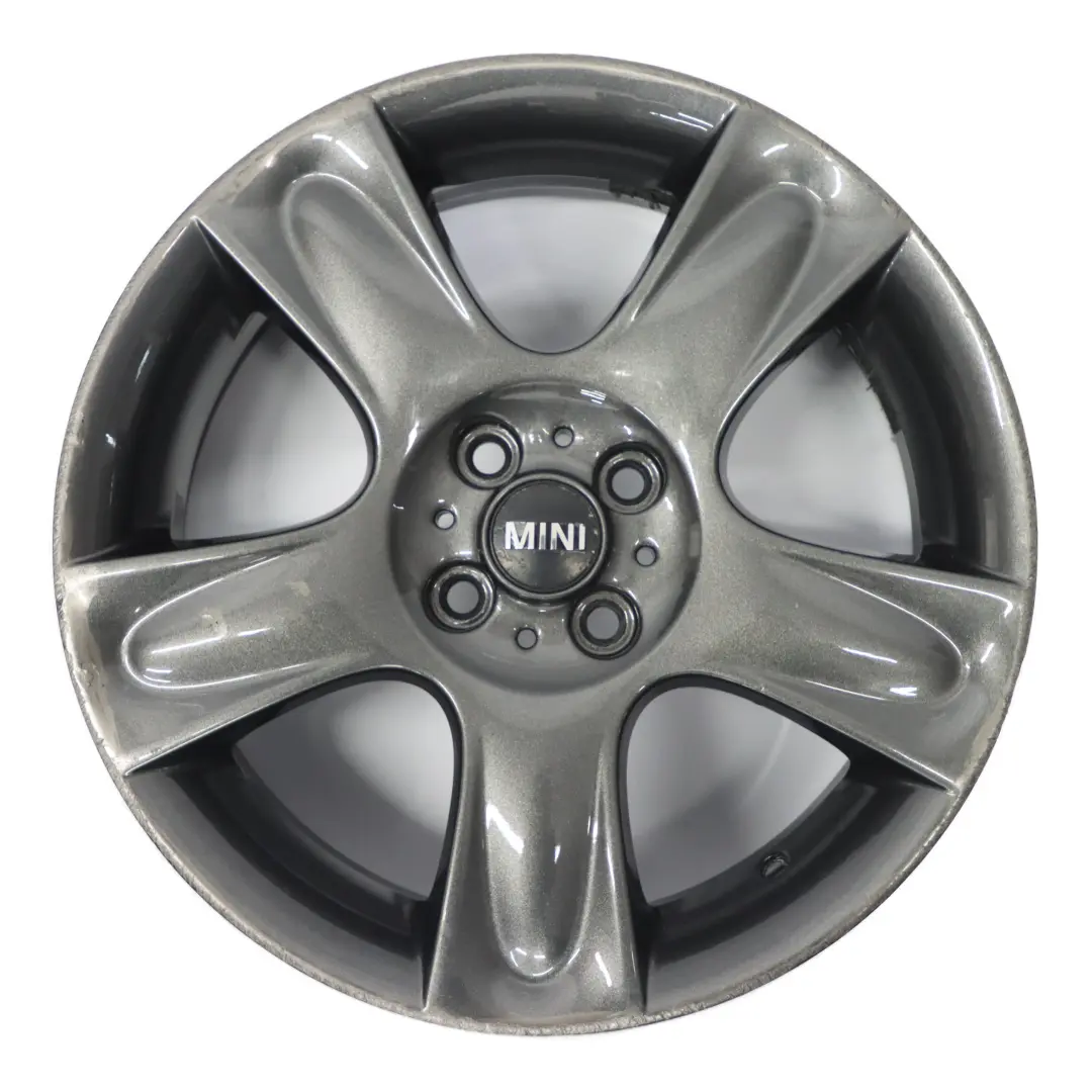 Grey Wheel Alloy Rim 17" ET:48 7J 5-Star 91 to Mini Cooper One R50 R52 R53 with Part number 6763299 Mini Cooper One R50 R52 R53 Grey Wheel Alloy Rim 17" ET:48 7J 5-Star 91 - SKU 6763299-8 - Part number 6763299
