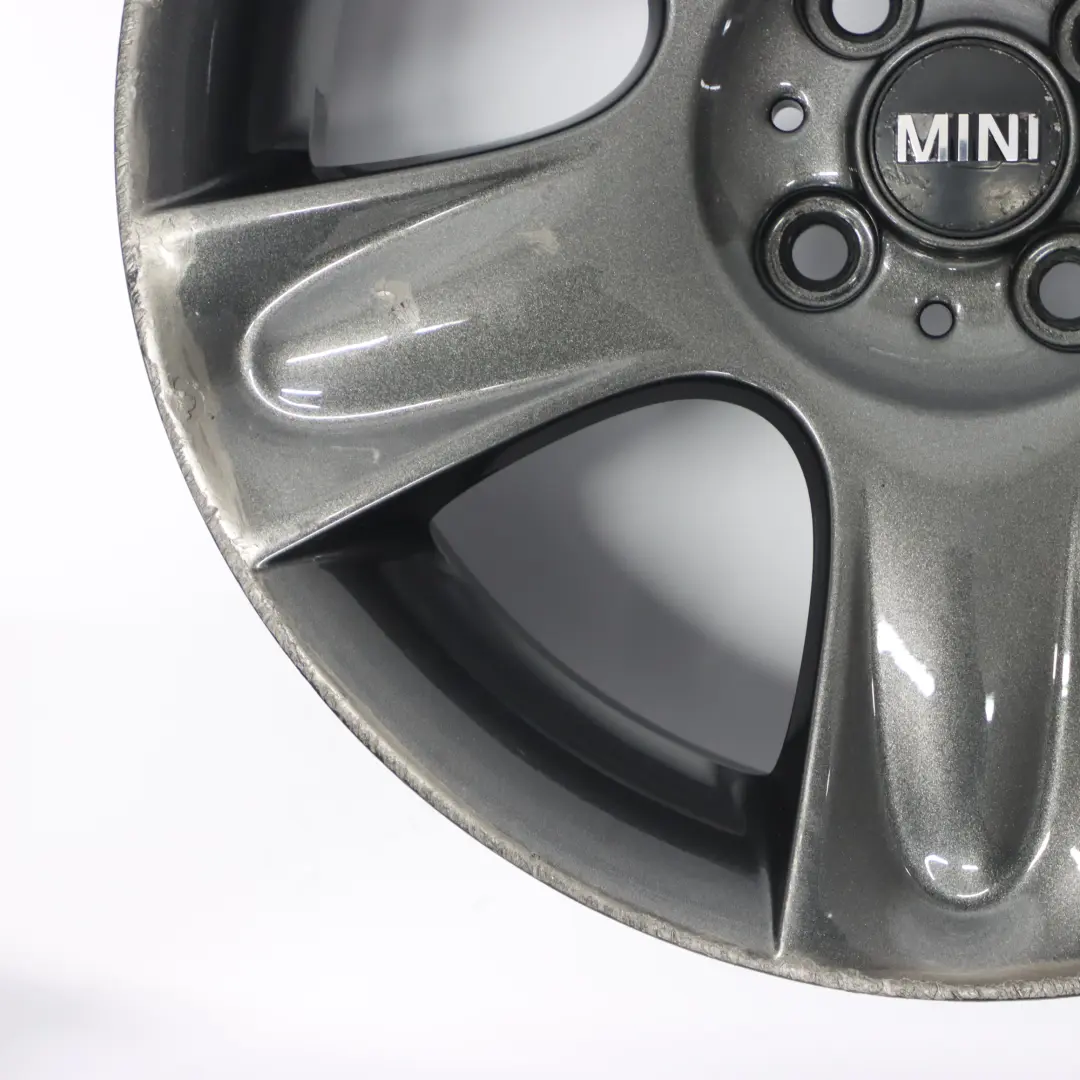 Grey Wheel Alloy Rim 17" ET:48 7J 5-Star 91 to Mini Cooper One R50 R52 R53 with Part number 6763299 Mini Cooper One R50 R52 R53 Grey Wheel Alloy Rim 17" ET:48 7J 5-Star 91 - SKU 6763299-8 - Part number 6763299