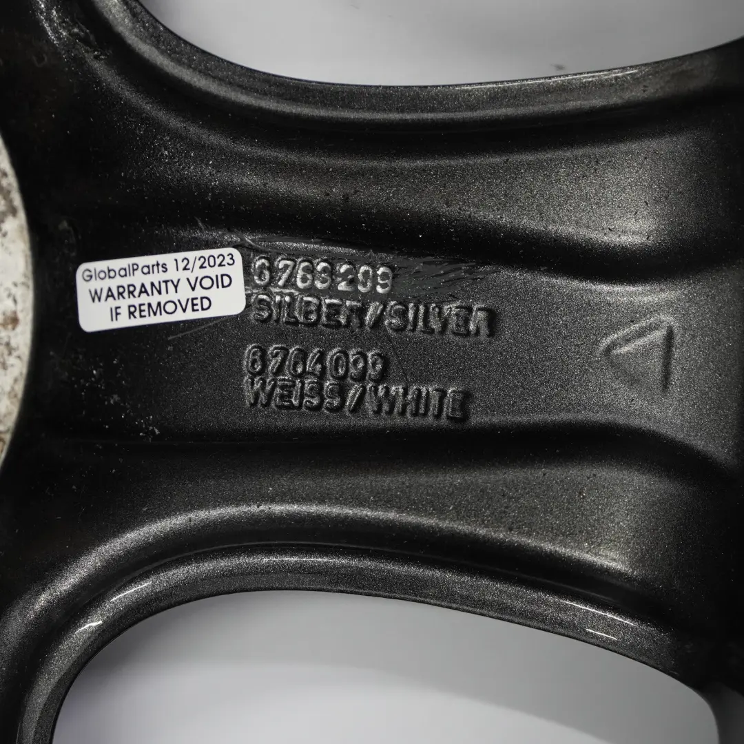 Schwarz Felge 17" ET:48 7J 5-Stern 91 für Mini Cooper One R50 R52 R53 mit Teilenummer 6763299 Mini Cooper One R50 R52 R53 Schwarz Felge 17" ET:48 7J 5-Stern 91 - SKU 6763299-9 - Teilenummer 6763299