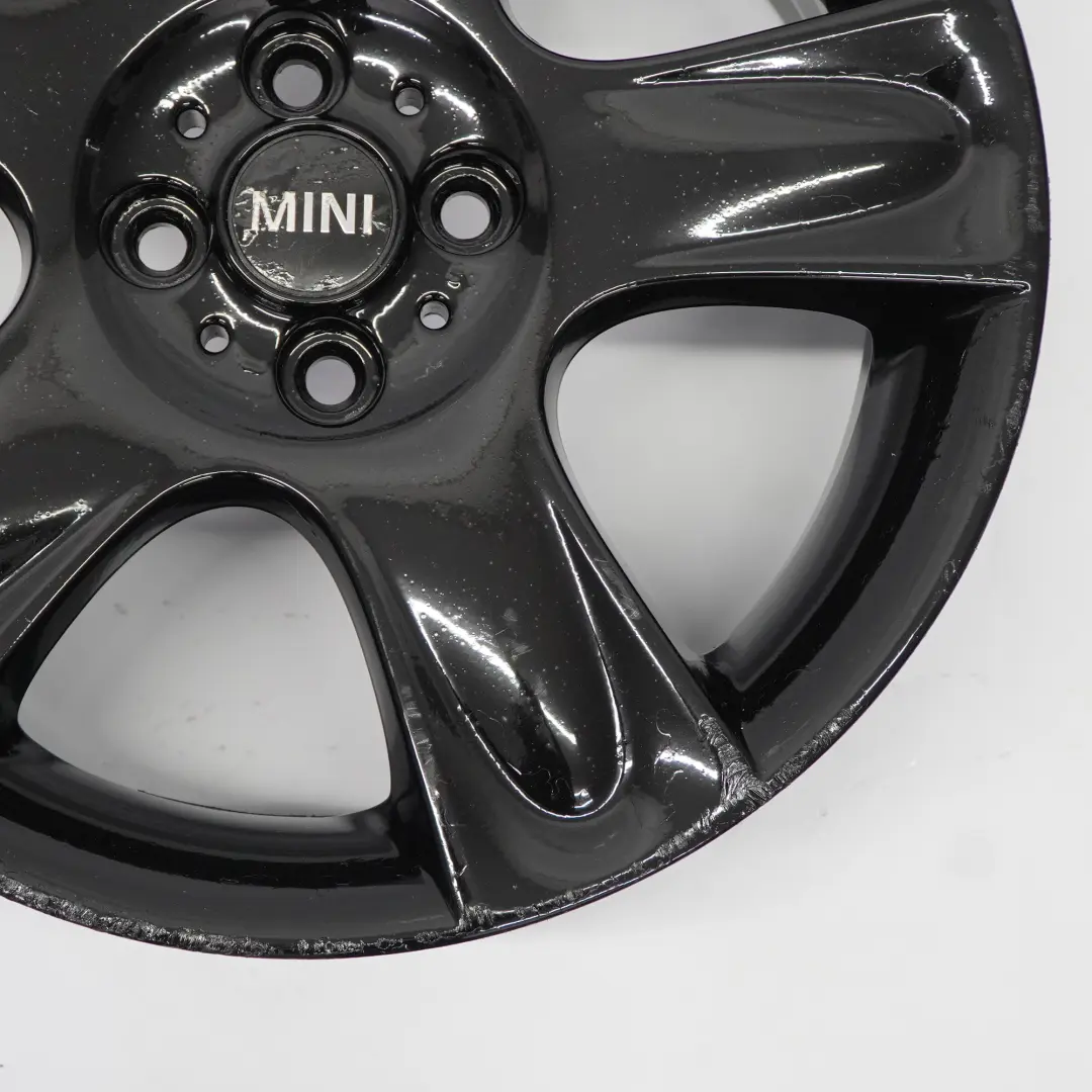 Mini Cooper One R50 R52 R53 Llanta aleación negra 17" ET:48 7J 5-Star 91 - SKU 6763299-9 - Número de pieza 6763299