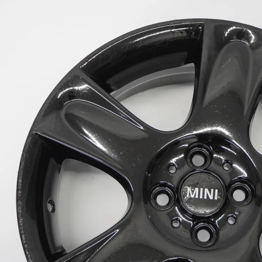 Mini Cooper One R50 R52 R53 Llanta aleación negra 17" ET:48 7J 5-Star 91 - SKU 6763299-9 - Número de pieza 6763299