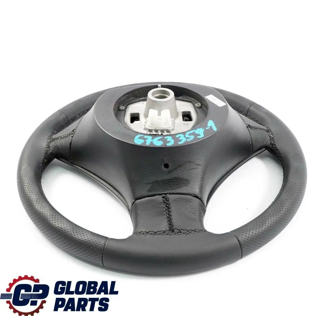 NEU Leder Lenkrad Schwarzes Schwarz Fäden für BMW 5 er E60 E61 mit Teilenummer 6763359 BMW 5 er E60 E61 NEU Leder Lenkrad Schwarzes Schwarz Fäden - SKU 6763359-1 - Teilenummer 6763359