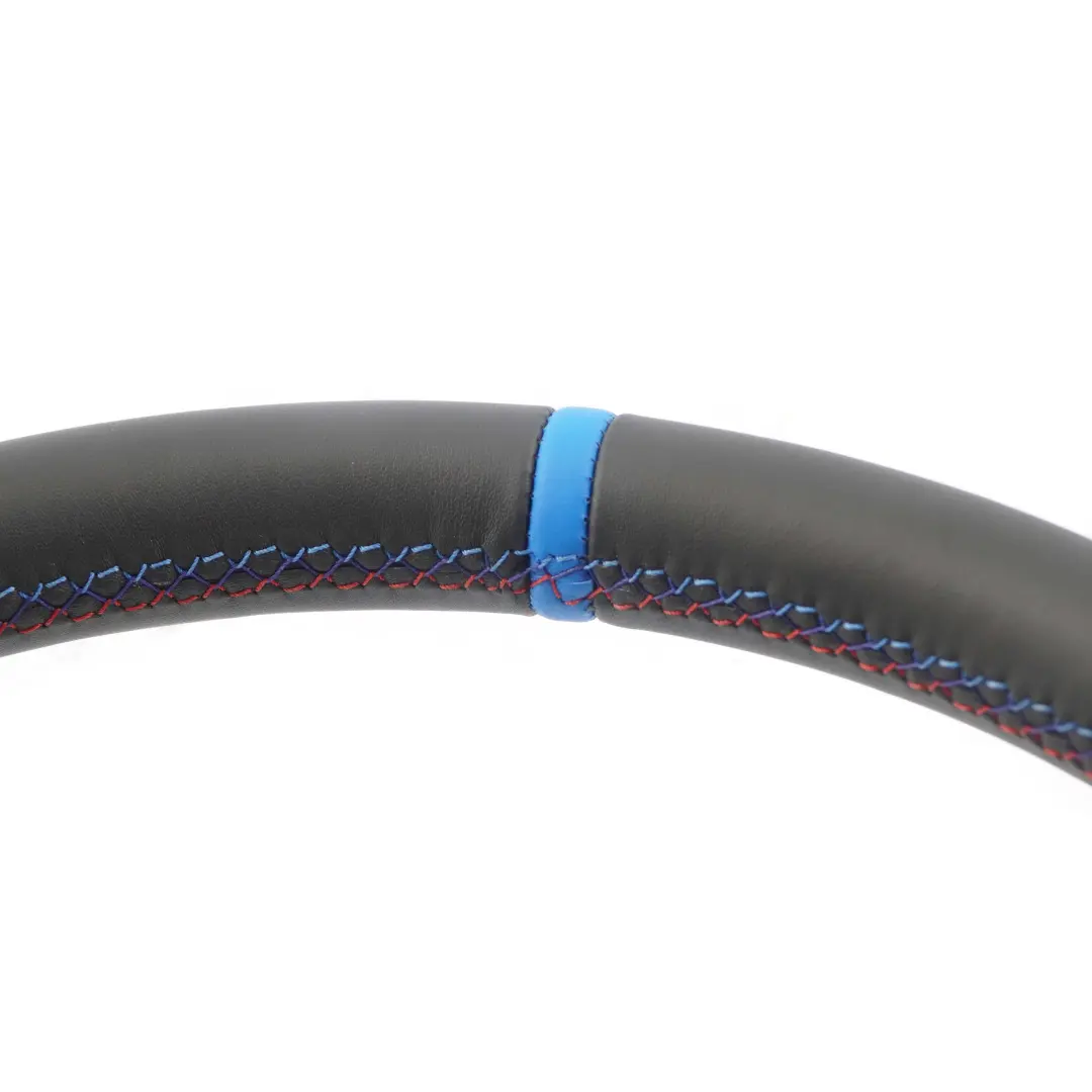 BMW E60 E61 E63 NUEVO cuero / Alcantara Sport Volante Negro M-tricolored - SKU 6763373-2 - Número de pieza 6763373