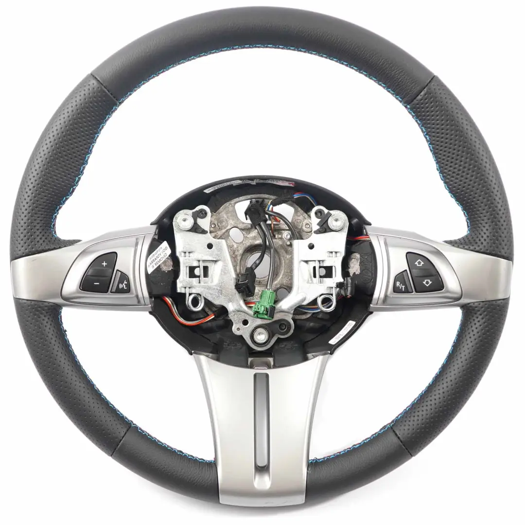 Leather M-Sport Look Steering Wheel Multifunction to BMW Z4 E85 Roadster NEW Black with Part number 6763532 BMW Z4 E85 Roadster NEW Black Leather M-Sport Look Steering Wheel Multifunction - SKU 6763532-1 - Part number 6763532