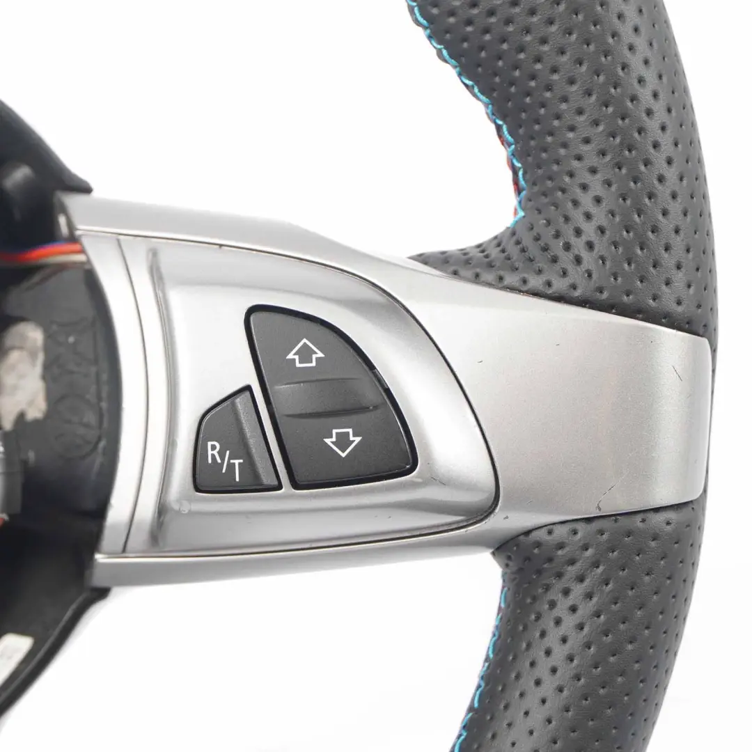 Leather M-Sport Look Steering Wheel Multifunction to BMW Z4 E85 Roadster NEW Black with Part number 6763532 BMW Z4 E85 Roadster NEW Black Leather M-Sport Look Steering Wheel Multifunction - SKU 6763532-1 - Part number 6763532