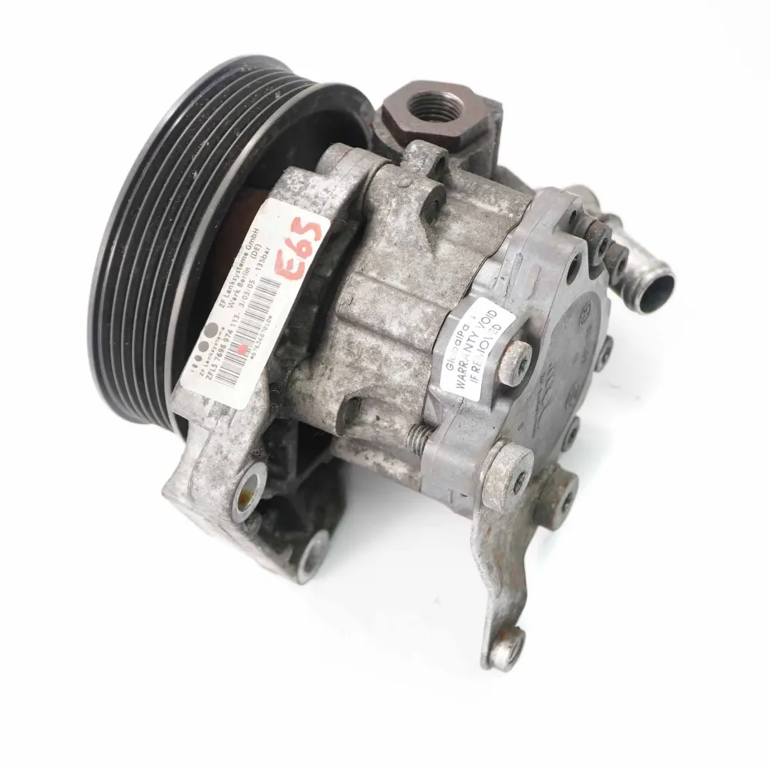 Steering Pump BMW E65 E66 N62 N62N ZF FP-6 Hydraulic Pump to Power with Part number 6763687 Power Steering Pump BMW E65 E66 N62 N62N ZF FP-6 Hydraulic Pump - SKU 6763687 - Part number 6763687