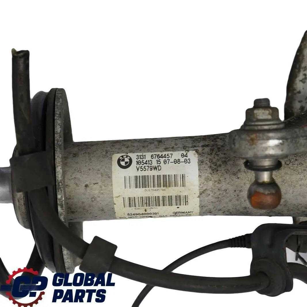 BMW 5 E60 530d M57N FRONT LEFT SPRING STRUT HUB LEG BRAKE CALLIPER DISC SET N/S - SKU 6764457-2 - Part number 31326764457
