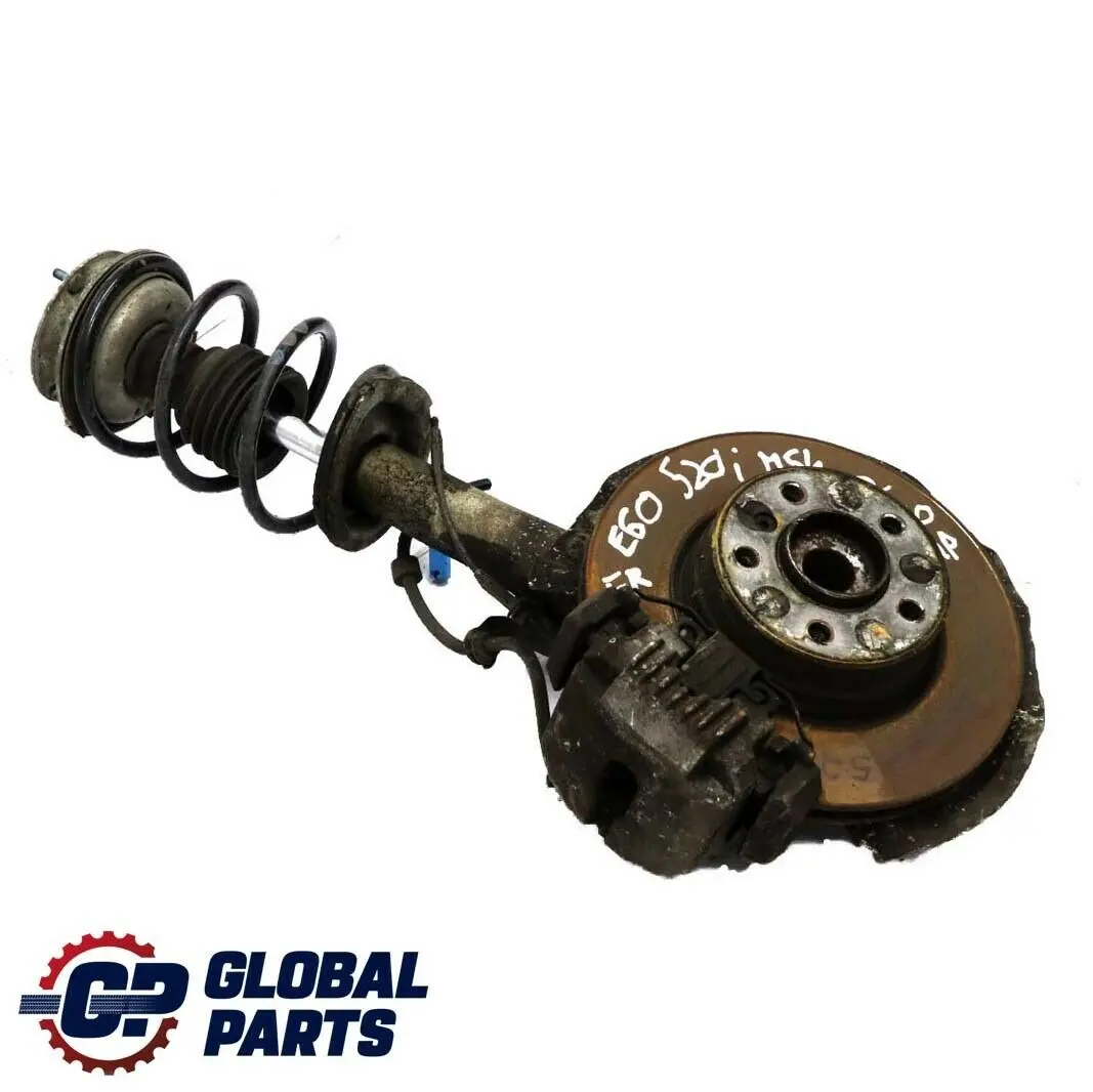 BMW 5 E60 520i M54 Front Right O/S Spring Strut Hub Leg Brake Caliper Disc Set - SKU 6764458-1 - Part number 6764458