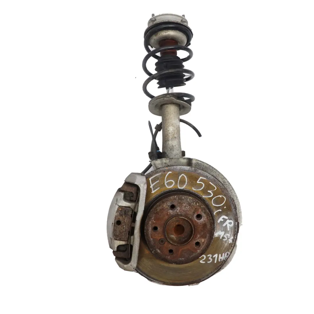 M54 Sospensione Gamba Anteriore Destra Molla Puntone Mozzo Pinza per BMW E60 530i con numero di parte 6764458 BMW E60 530i M54 Sospensione Gamba Anteriore Destra Molla Puntone Mozzo Pinza - SKU 6764458-5 - Numero di parte 6764458