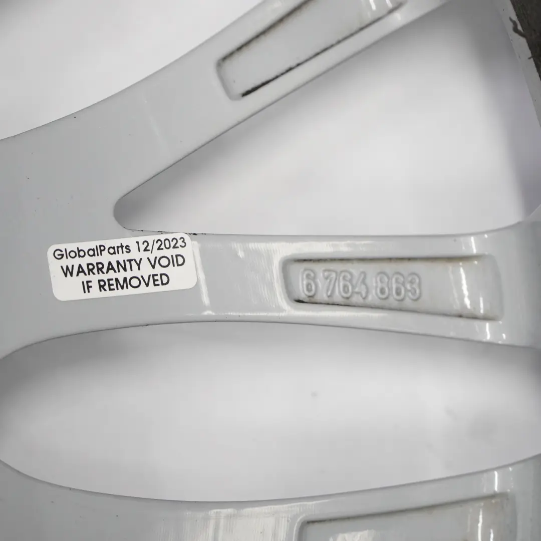 Front Alloy Wheel Rim 20" 9J ET:24 Y-spoke 149 to BMW E65 Silver with Part number 6764863 BMW E65 Silver Front Alloy Wheel Rim 20" 9J ET:24 Y-spoke 149 - SKU 6764863-3 - Part number 6764863
