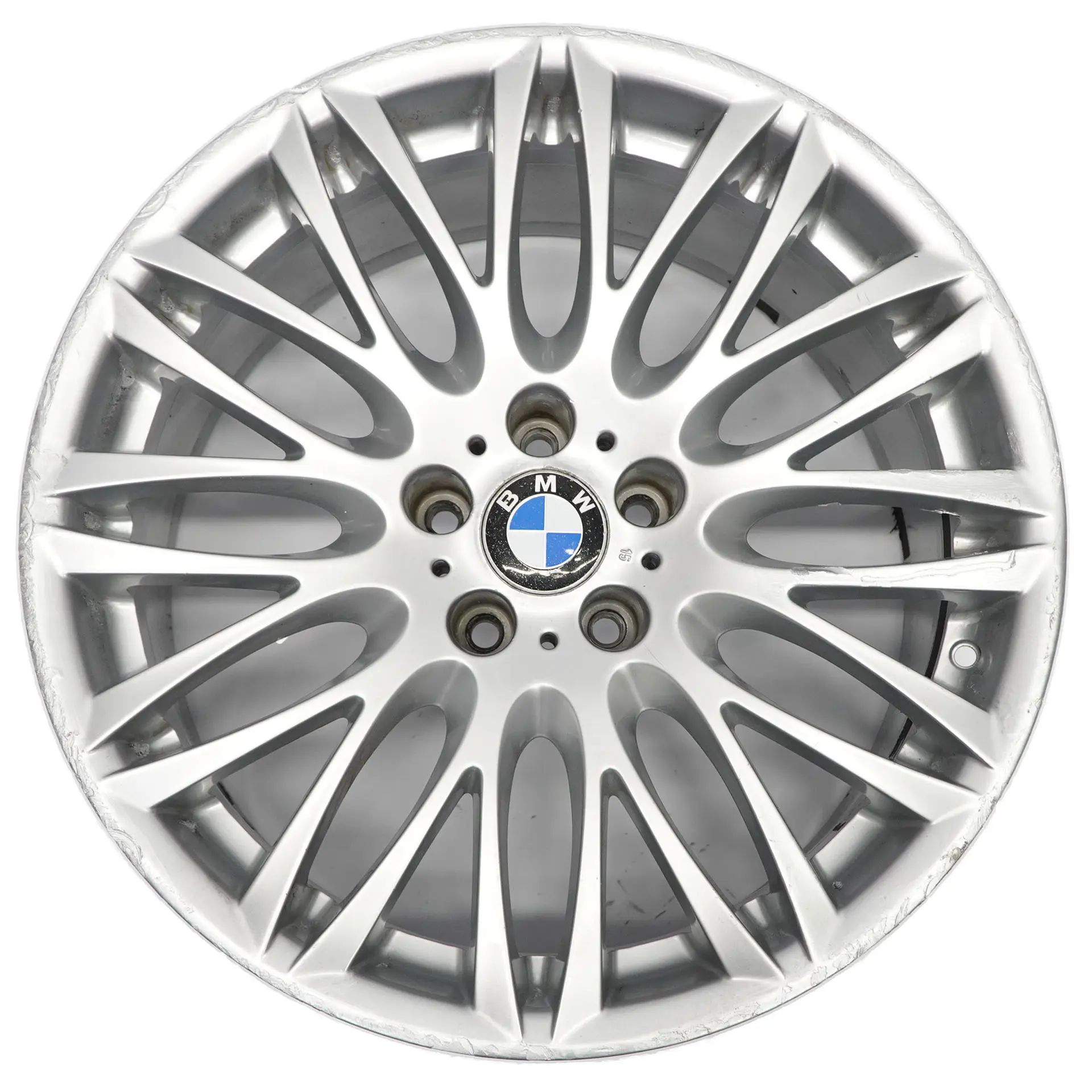 BMW E65 Argento Cerchio in lega posteriore 20" 10J ET:24 Y-spoke 149 6764864