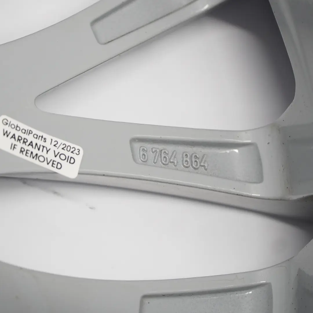 BMW E65 Silver Rear Alloy Wheel Rim 20" 10J ET:24 Y-spoke 149 - SKU 6764864-2 - Part number 6764864