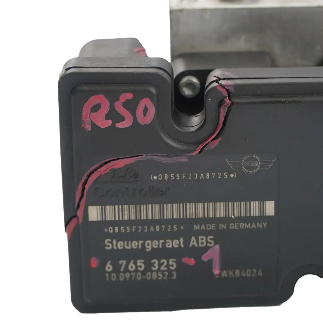 MINI Cooper R50 R52 Hydraulic Unit ABS Brake Pump 6765323 Petrol - SKU 6765325-1 - Part number 6765325