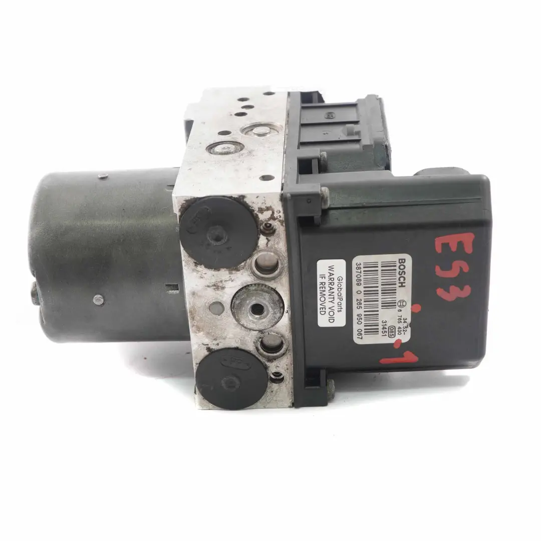 ABS DSC Pompe Unité de Freinage Hydraulique 6765428 pour BMW X5 E53 à propos du numéro de pièce 34516765430 BMW X5 E53 ABS DSC Pompe Unité de Freinage Hydraulique 6765428 - SKU 6765430 - Numéro de pièce 34516765430