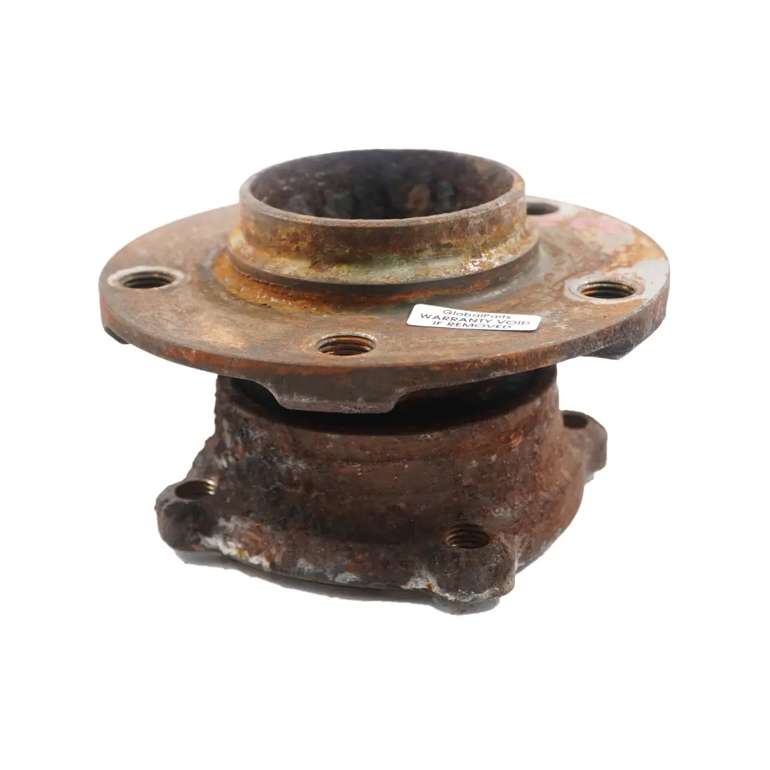 Axle Suspension Wheel Bearing Hub Mount Drive Flange to BMW 7 Series E65 E66 Rear with Part number 6765566 BMW 7 Series E65 E66 Rear Axle Suspension Wheel Bearing Hub Mount Drive Flange - SKU 6765566 - Part number 6765566